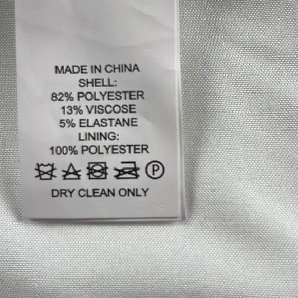 Kate Spade New York Blue Lined Sleeveless Fit Flare Ruffle Dress Size 8 - Picture 4 of 4